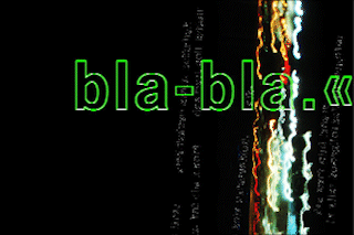 gif of the bla-bla poster for stiftung lesen